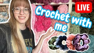 Crocheting Mystery Scrunchies LIVE 5/22/26