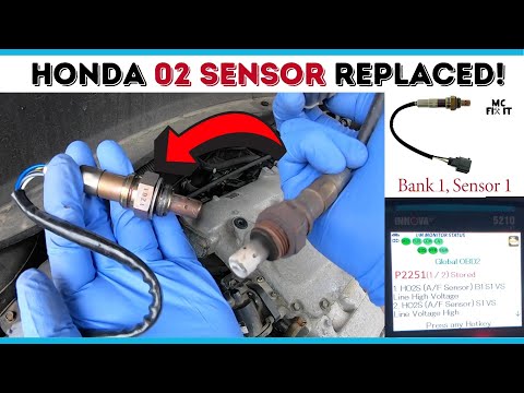 How to Replace O2 Sensor P2251 - Bank 1, Sensor 1 on Honda Ridgeline  2006 - 2015 (1st Generation)