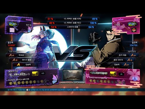 철권7 2022.08.05. 쿠니미츠 vs 드라구노프 Tekken7 Kunimitsu vs Dragunov
