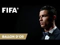 Cristiano Ronaldo: FIFA Ballon dOr Reaction.