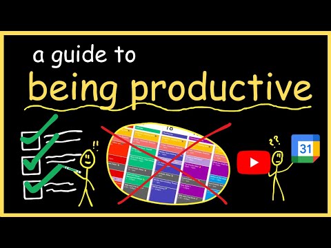 becoming productive is easy, actually