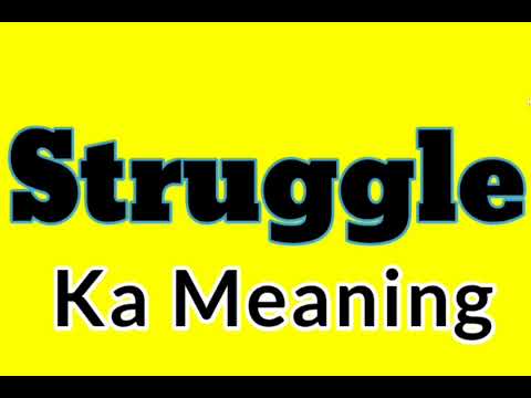 Struggle Synonym