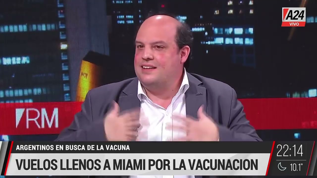 Ceriani sobre los viajes a Miami para vacunarse: "Los vuelos deben estar costando el doble o triple"
