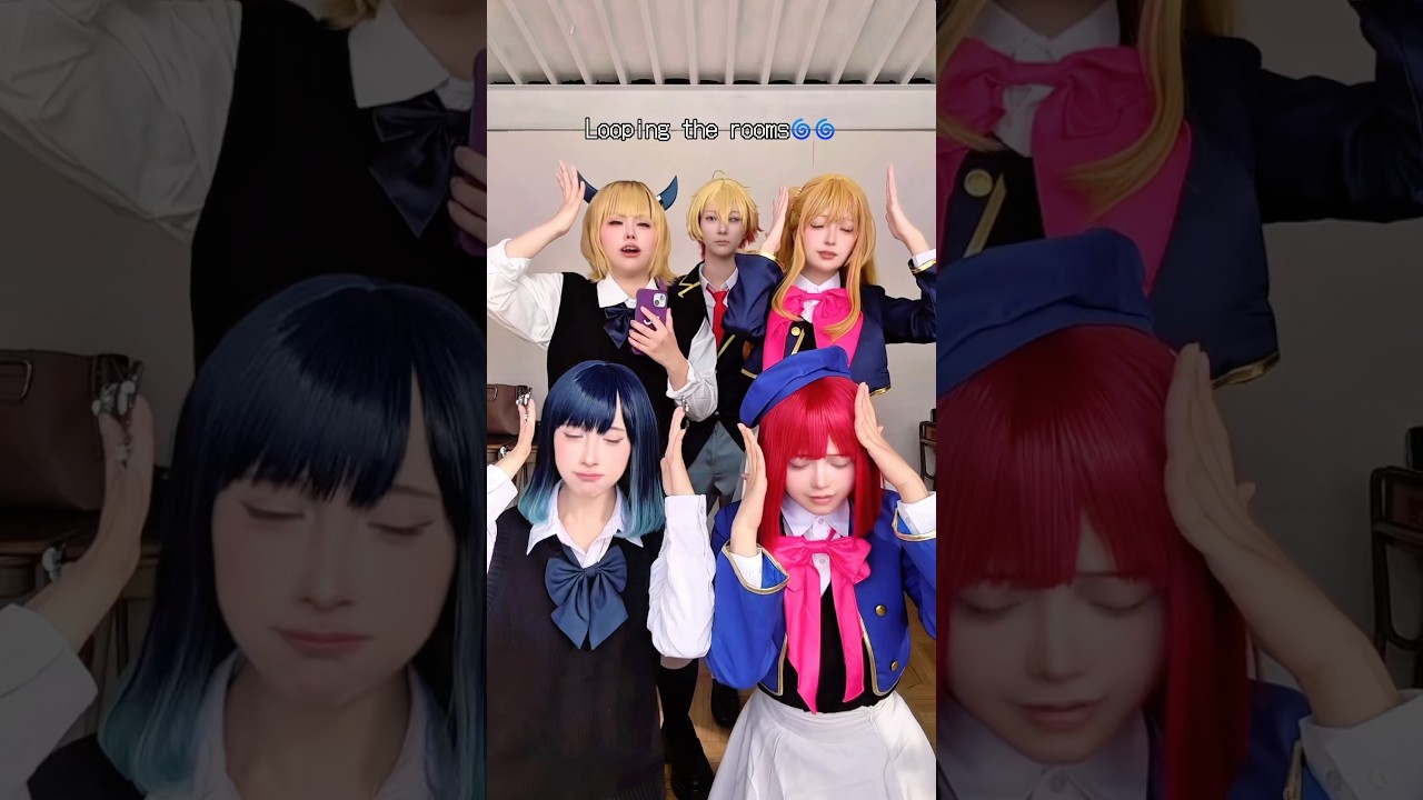 みんなの動きが可愛いし解釈一致🤦‍♀️🩷 #cosplay #shorts