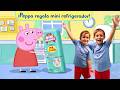 Peppa Pig Abre Regalo Sorpresa Con Sam Y Ravi Mini Brands Mini Fridge