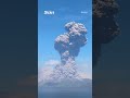 Moment Volcano Erupts In Indonesia Sending 60 000ft Ash Column Skywards