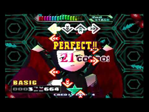 mame 210 - dance dance revolution 4th mix - konami original-  uk arcades gameplay 1080p 60fps