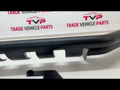 For Ford Ranger 09/2015-2022 Front Bumper City Bar Spoiler Nudge Bull Double Bar Black video