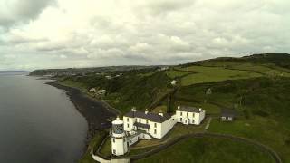 FPV flight to Blackhead Lighthouse Whitehead Co Antrim N.Ireland.