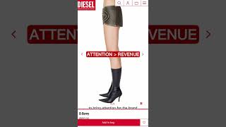 Diesels micro mini belt skirt!