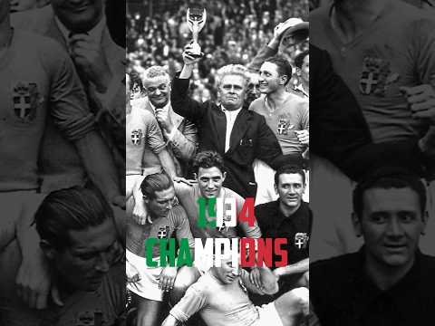 Fifa World Cup 1934  Italy🇮🇹 champions 🏆🎉🏆 #fifaworldcup #italy #football #argentina #shorts #zzt