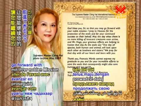 清海上人支持南部非洲的海豹保護工作 (Supreme Master Ching Hai supports seal protection efforts in southern Africa)