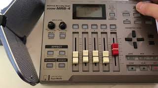 Video thumbnail for ZOOM MRS-4 4-Track Media Digital Recorder w/Media card AC adapter Very good by 110tomosuke