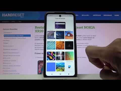 Cambiar fondo de pantalla en NOKIA XR20 - personalizar pantalla de inicio y de bloqueo