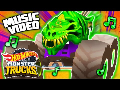 Offizielles MUSIKVIDEO 🎶 | “Fossile Wildheit” ft. Skelesaurus! 💀🦖 | Hot Wheels Monster Trucks