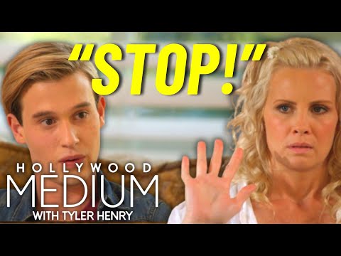 Monica Potter HALTS Reading With Tyler Henry After Shocking Sign from Father | Hollywood Medium | E!