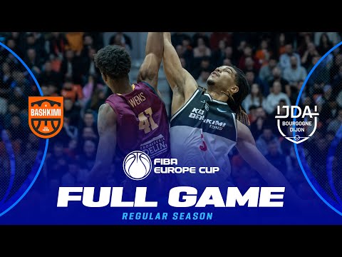 Regular Season | BC Bashkimi v JDA Dijon Basket | Full Basketball Game | FIBA Europe Cup 2025-26