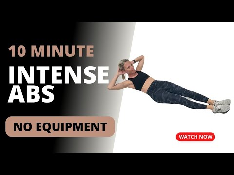 10 MINUTE INTENSE AB WORKOUT [No Equipment]