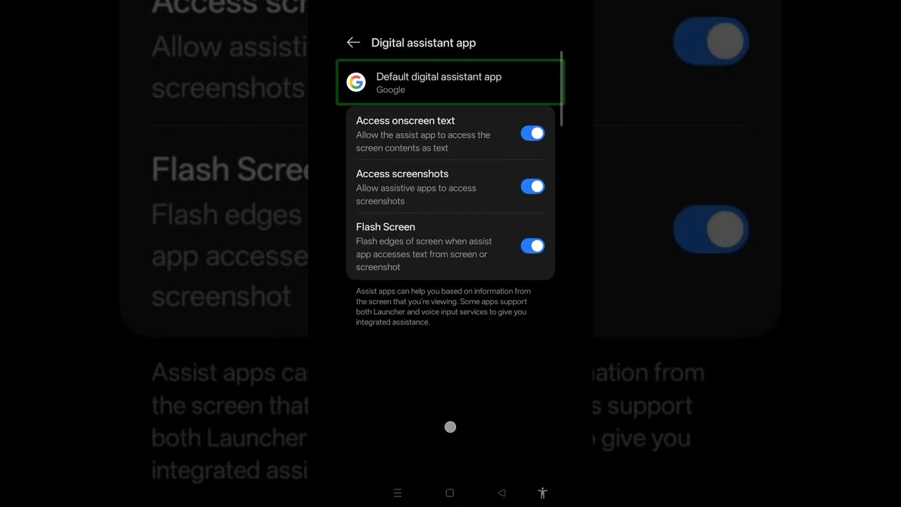 Customise default apps for blind change default phone browser launcher assistant very accessible  