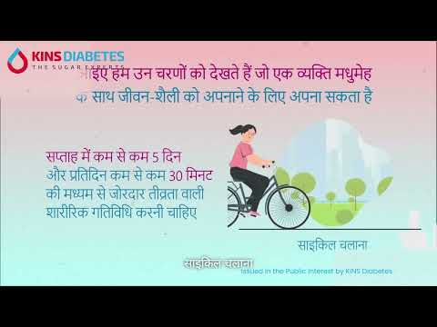 Role of exercise in Diabetes Management (Hindi Version)