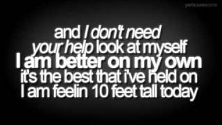 10 feet tall - Claude Kelly [lyrics on screen]