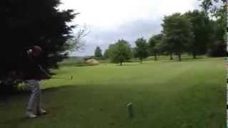 Grace Herbert golfing at Stevenage Golf Centre