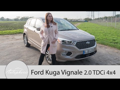 2017 Ford Kuga VIGNALE 2.0 TDCi 4x4 Driving Report / SUV with intelligent all-wheel drive - Autop...