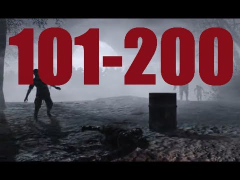 Nacht Der Untoten Rounds 101-200 Full Gameplay - Call of Duty World at War Zombies