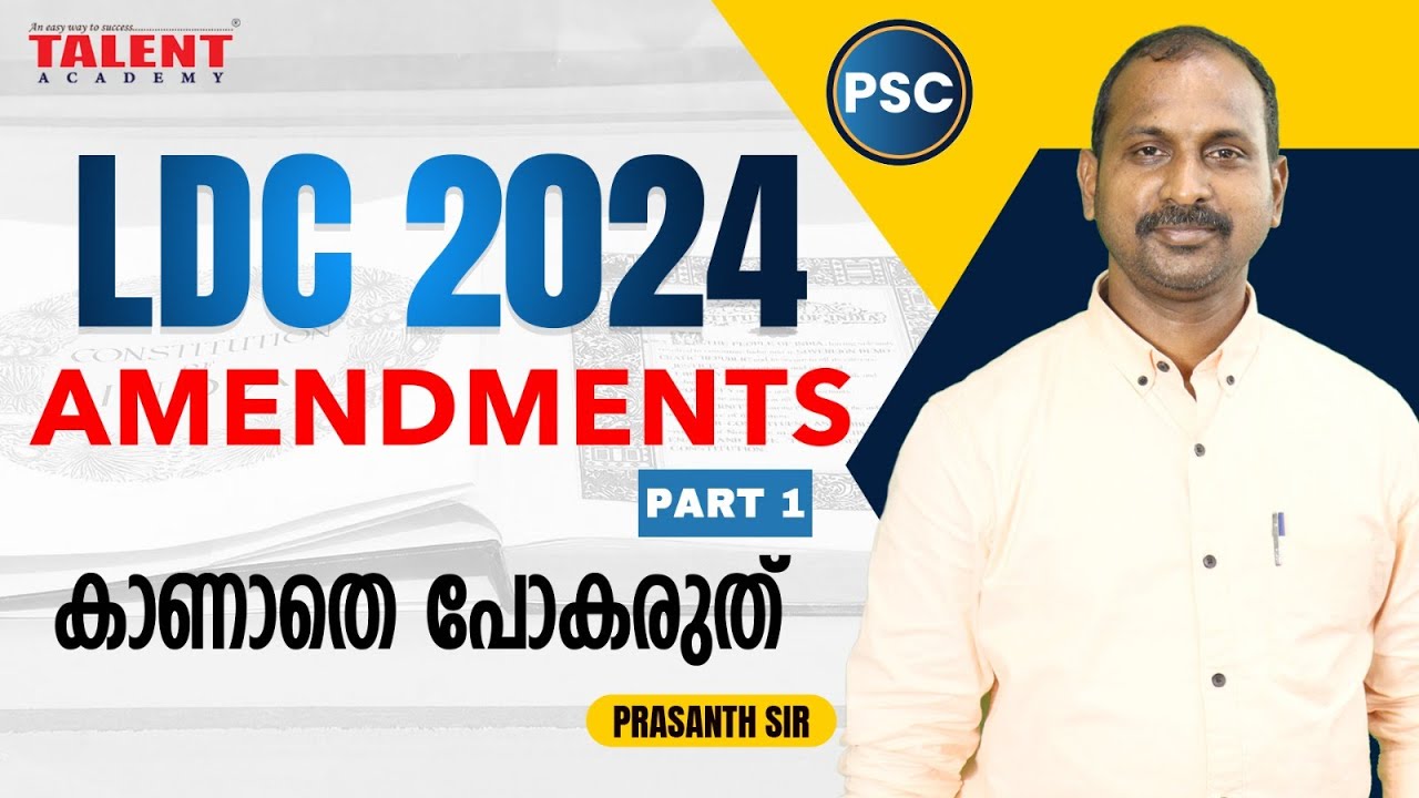 Mini Constitution- 42nd Amendment Act 1976 | PSC | Prasanth Sir | Talent Academy #indianconstitution