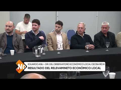 Resultado del relevamiento económico local, Eduardo Asili