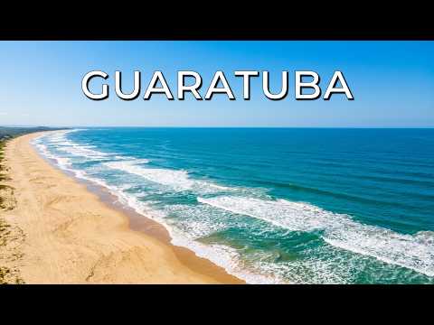 PRAIA GRANDE - GUARATUBA: Um voo de drone pela orla
