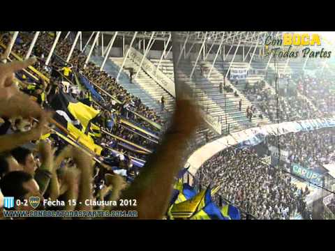"Racing va a correr la yuta también" Barra: La 12 • Club: Boca Juniors