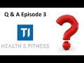 Q and A Ep 3: Strength Training As We Get Older
