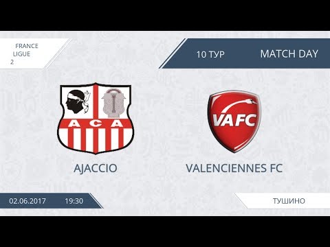 AFL17. France. League 2. Day 10. Ajaccio - Valenciennes FC