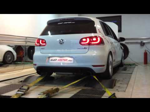 APR K04 VW Golf GTI MK6 dyno 400hp/530NM