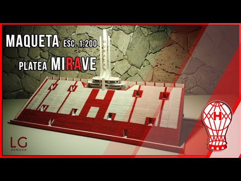 👷‍♂️ MAQUETA PLATEA MIRAVE || Escala 1:200