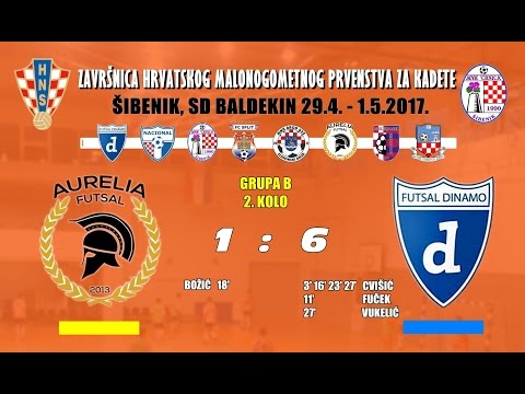 PH FUTSAL KADETI: AURELIA - FUTSAL DINAMO, 30.04.2017.
