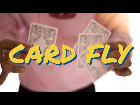 CARD FLY (advanced card trick tutorial)