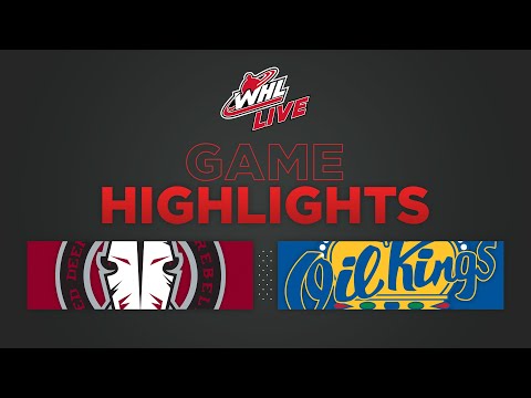 WHL Highlights: Rebels (5) at Oil Kings (2) - December 10, 2022
