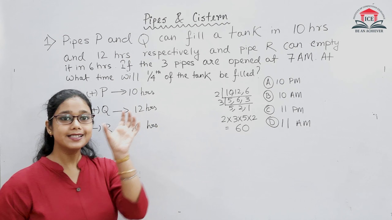 Mathematics: Introduction to Pipes & Cistern