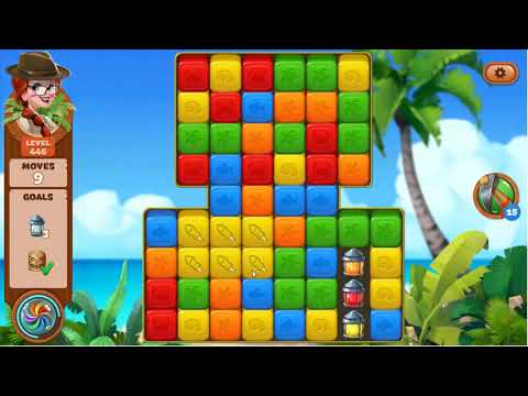 Lost Island Blast Adventure Level 446 - No Boosters