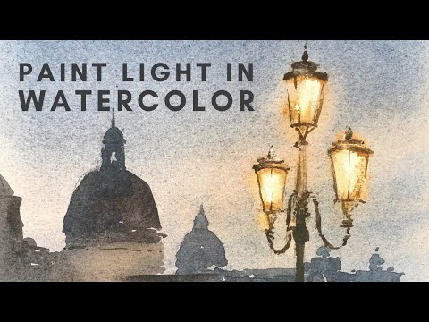 How to Paint Light in Watercolor (A step-by-step tutorial)