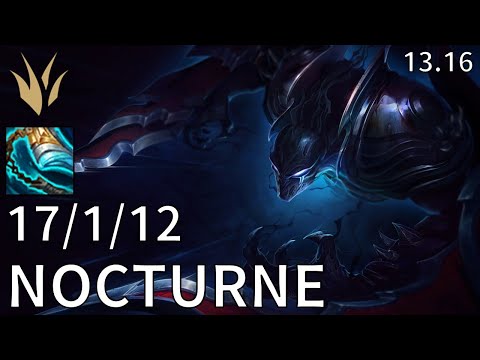 Nocturne Jungle vs Karthus - EUW Master | Patch 13.16