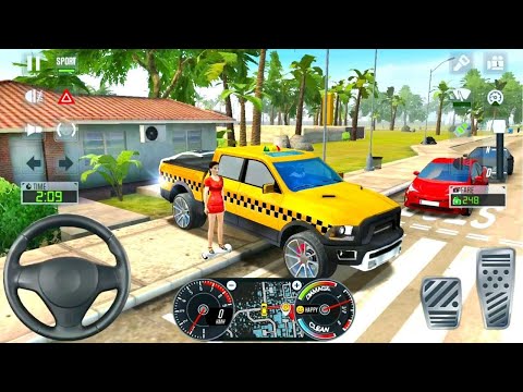 Big Pickup SUV Taxi Driving Sim 2020 #4 - Ultimate Taxi Driver #Game_king550