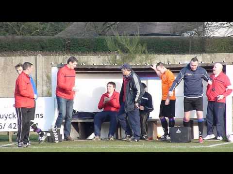 2A Heusden-Adegem 23 feb2014 (ontlading bank en viering ploeg+staf)