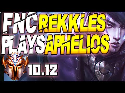 Fnatic Rekkles Plays Aphelios Adc vs Ezreal Yuumi - 10.12