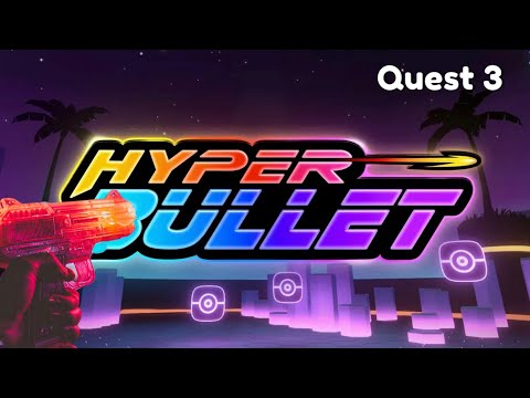 Retro Neon Wave Shooter - Hyper Bullet - Meta Quest 3 - Early Access