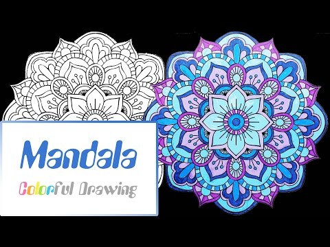 Speed Coloring - Coloriage Mandala n°4 !