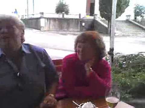 Theresa, Mark, Anna, and Lucia at Bar in Salcedo