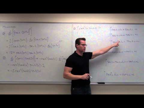 Calculus 2 Lecture 6.6:  A Discussion of Hyperbolic Functions